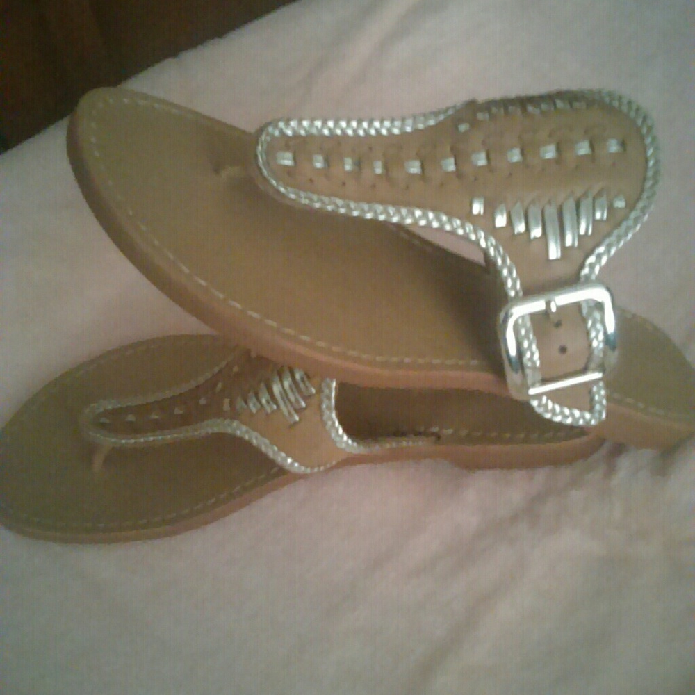 Inc. Leather thong style sandals
